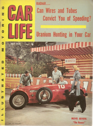 CAR LIFE 1955 JULY - KEN MILES, PEBBLE BEACH RACES, 1875 MARCUS, CUSTOM LUXURY*
